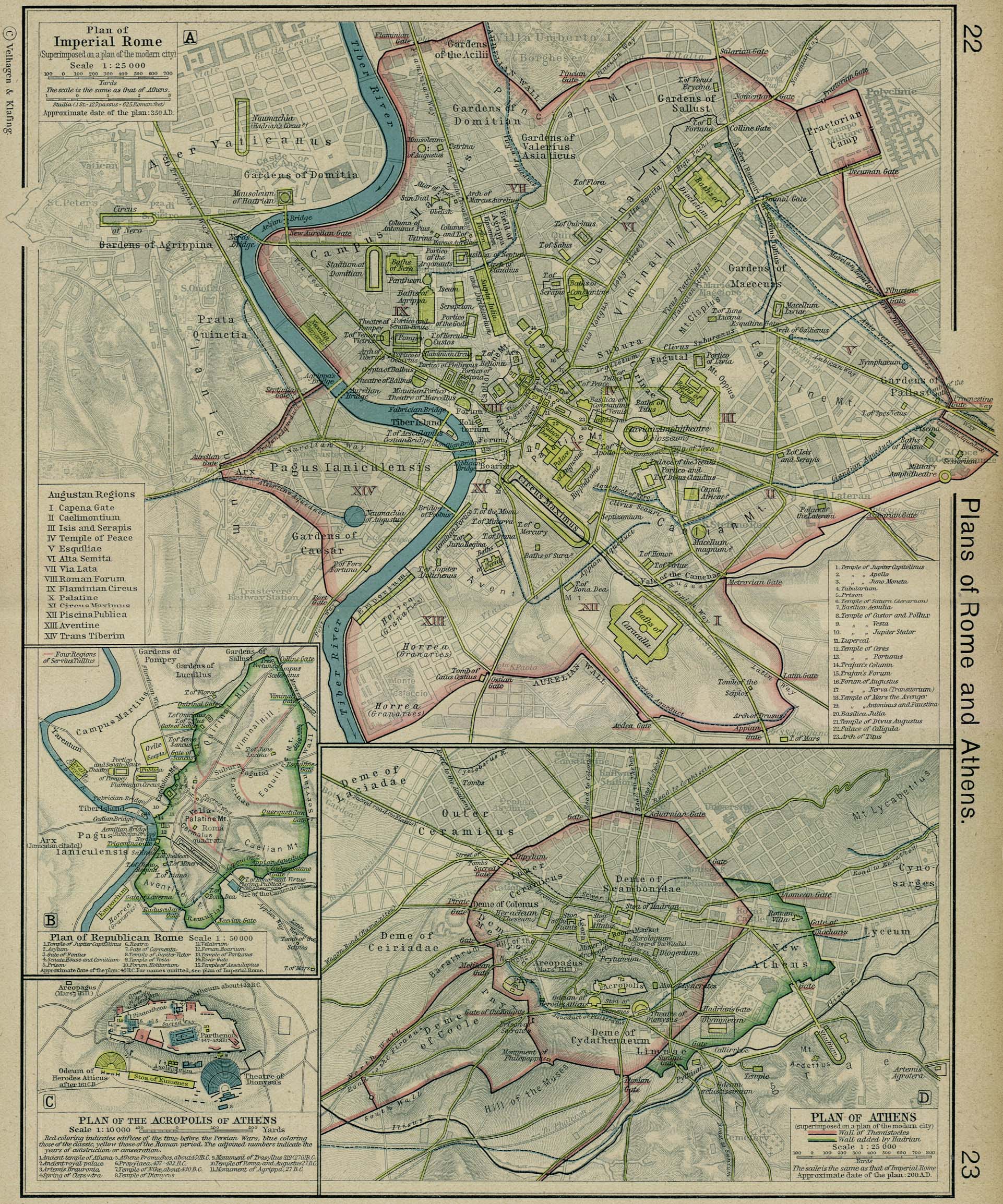 (Ancient Maps)  Plans Of Rome &amp; Athens.jpg