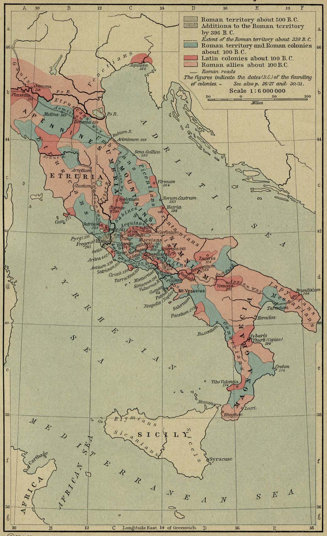(Ancient Maps)  Roman Power In Italy - 500 - 100 BC.jpg