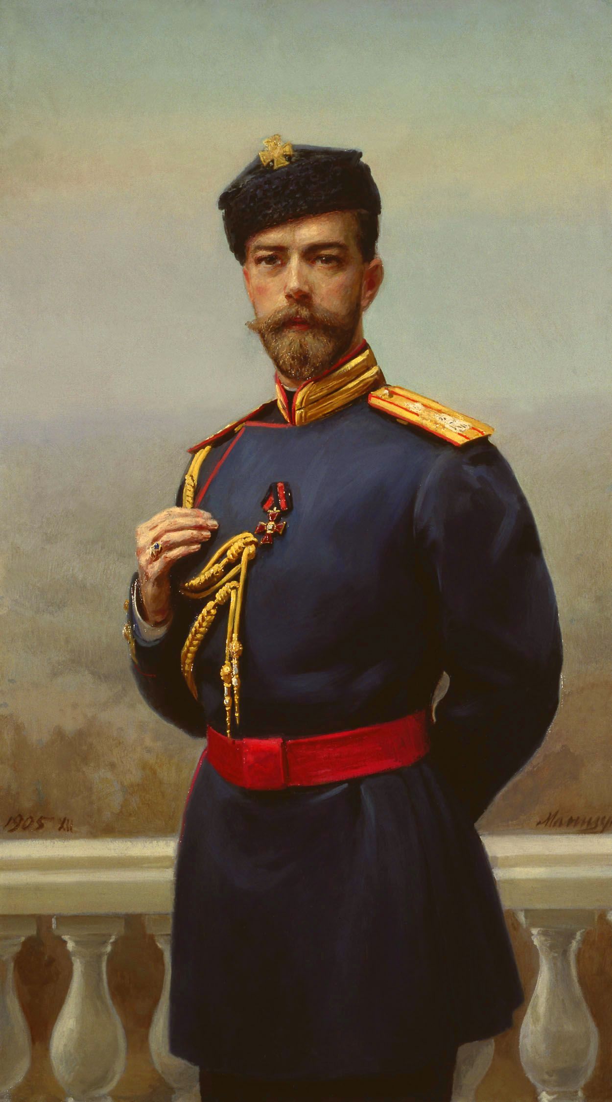 ГЕНРИХ МАНИЗЕР. Николай II с орденом святого Владимира. 1905.jpg